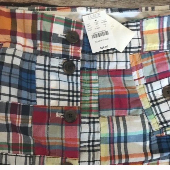 NWT J. Crew Factory Plaid Skirt Size 6 - Picture 4 of 7
